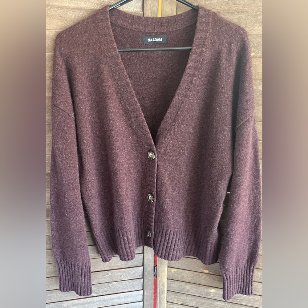 Naadam Cashmere Cropped Cardigan